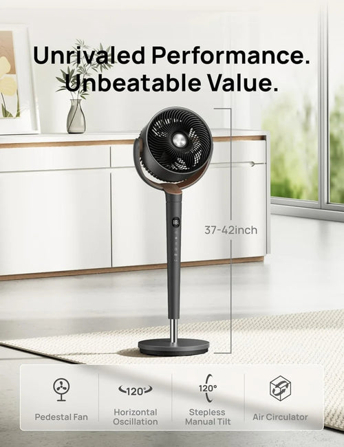 AirDrift Pro Oscillating Standing Fan